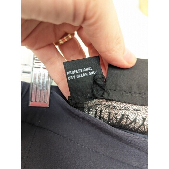 Tiffany Collection Gray Beaded Midi Skirt Plus Size 16 - Picture 10 of 12